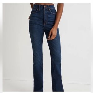 MADEWELL SKINNY FLARE JEANS DARK WASH STRETCH DENIM sz 24